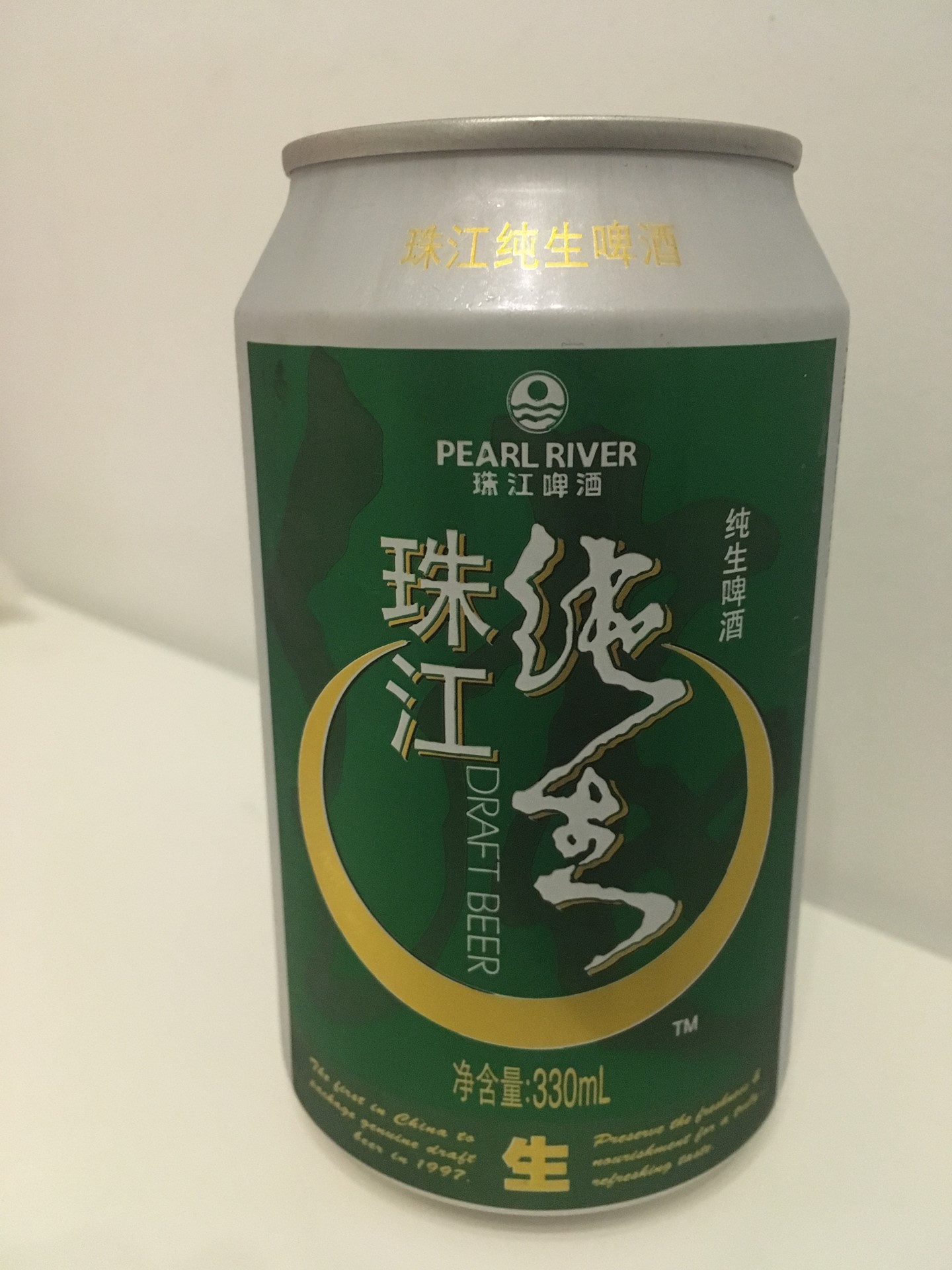 珠江啤 酒純生 3.5元