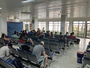 タグビララン(Tagbilaran City)の港の待合室