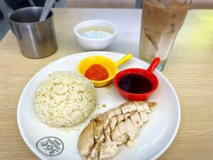 360 Chikin　Riceのチキンライス(Nasi Ayam)6.9MYR