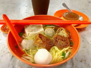天津茶室(Restoran Thean Chun)の牛腩麺(Beef Noodle)8.5MYR