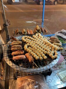 トラン(Trang)の焼き串屋台