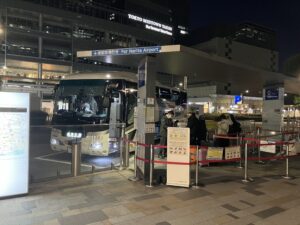 東京駅 TYO-NRTエアポートバス乗り場