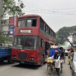 ダッカ(Dhaka)の2階建てバス