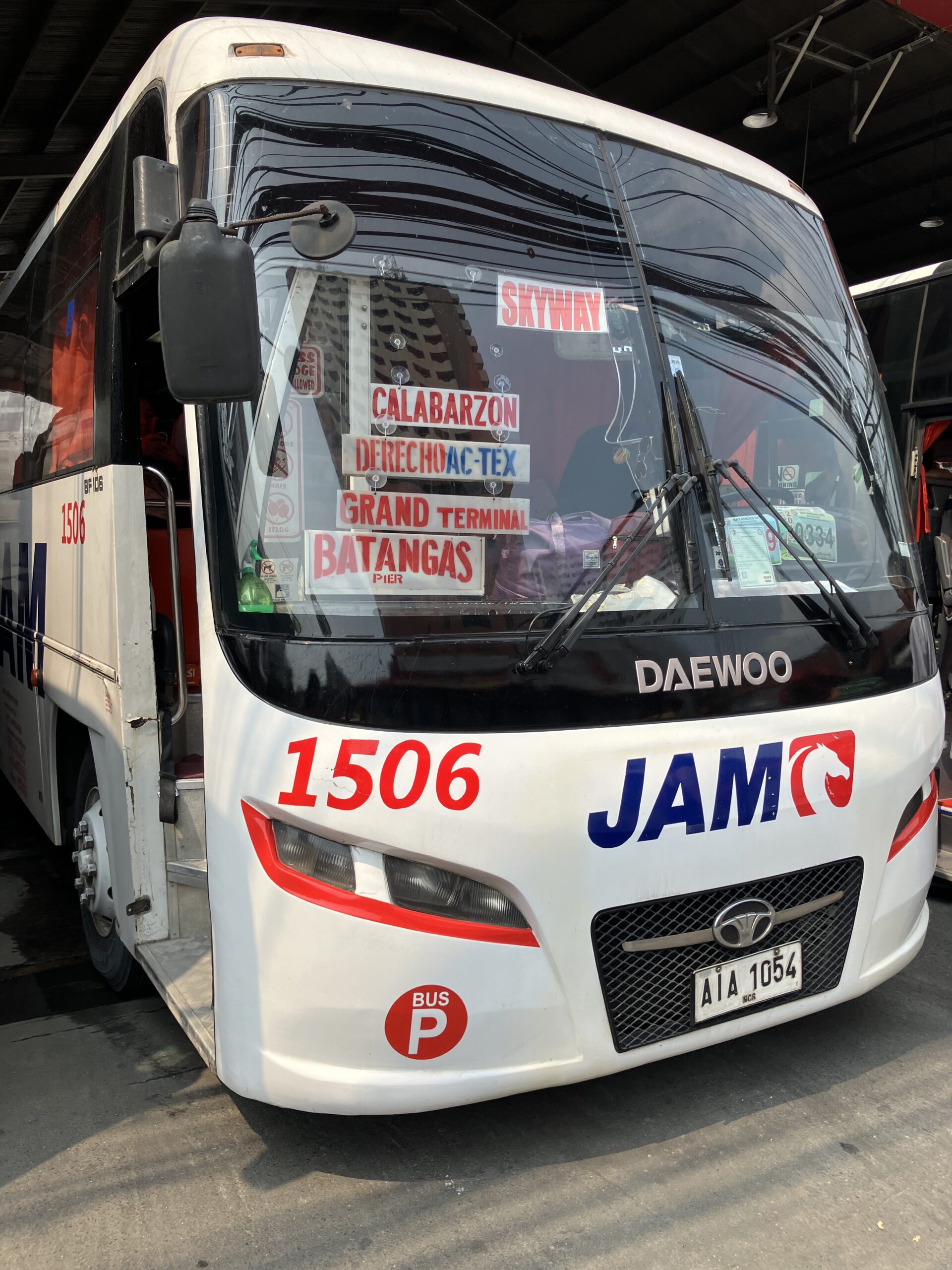 Jam TransitのBatangas pier（バタンガス港）行