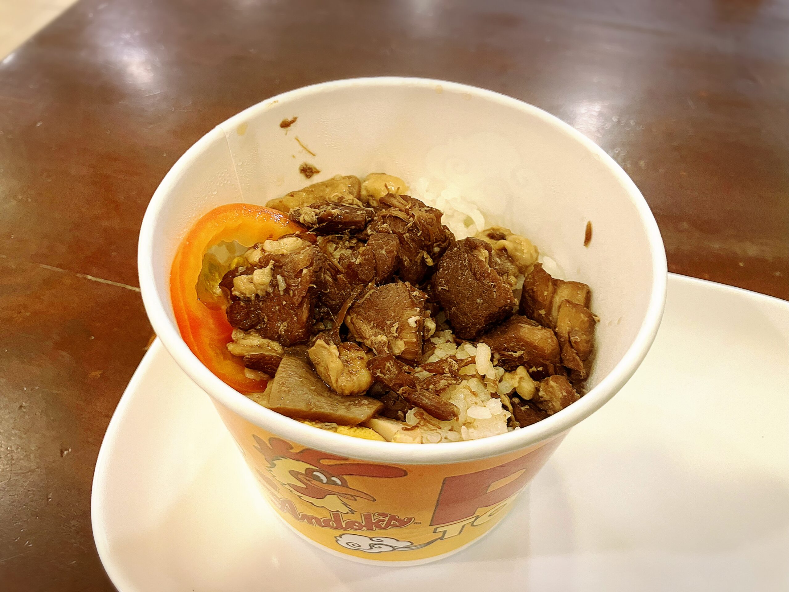 Andok’s(アンドックス)の、アドボ丼65PHP