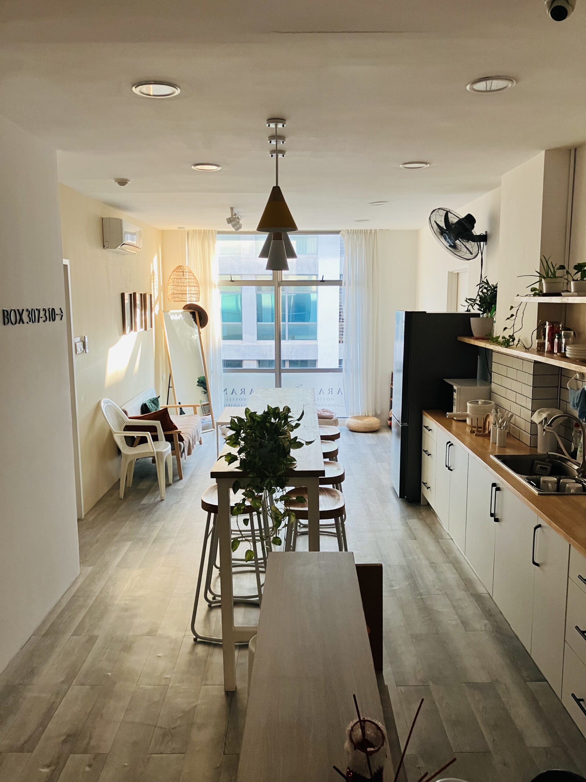 サラン ホステル コタ キナバル(Sarang Hostel Kota Kinabalu)の共用スペース