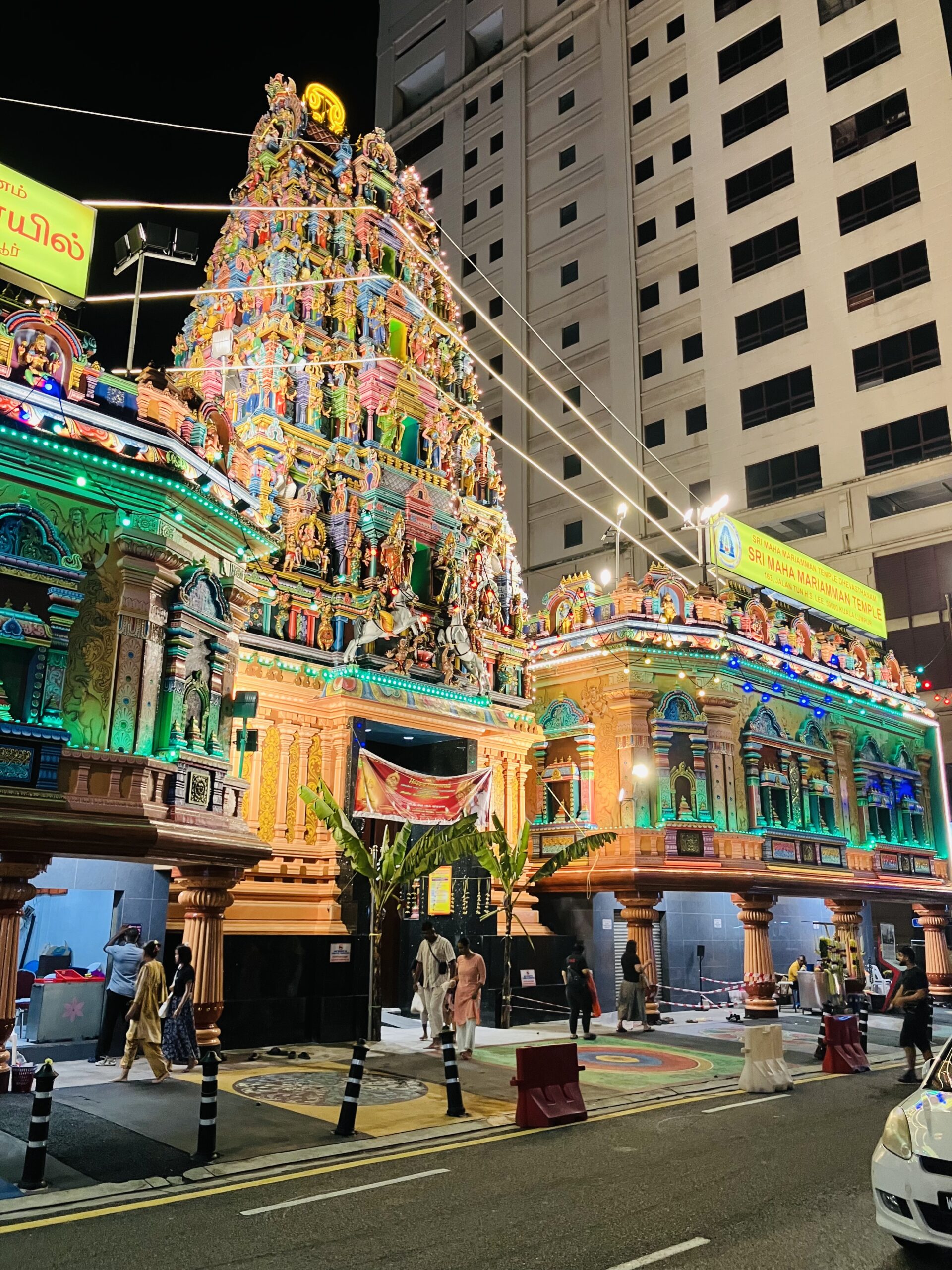 クアラルンプール(Kuala Lumpur)の中華街のスリ マハマリアマン寺院