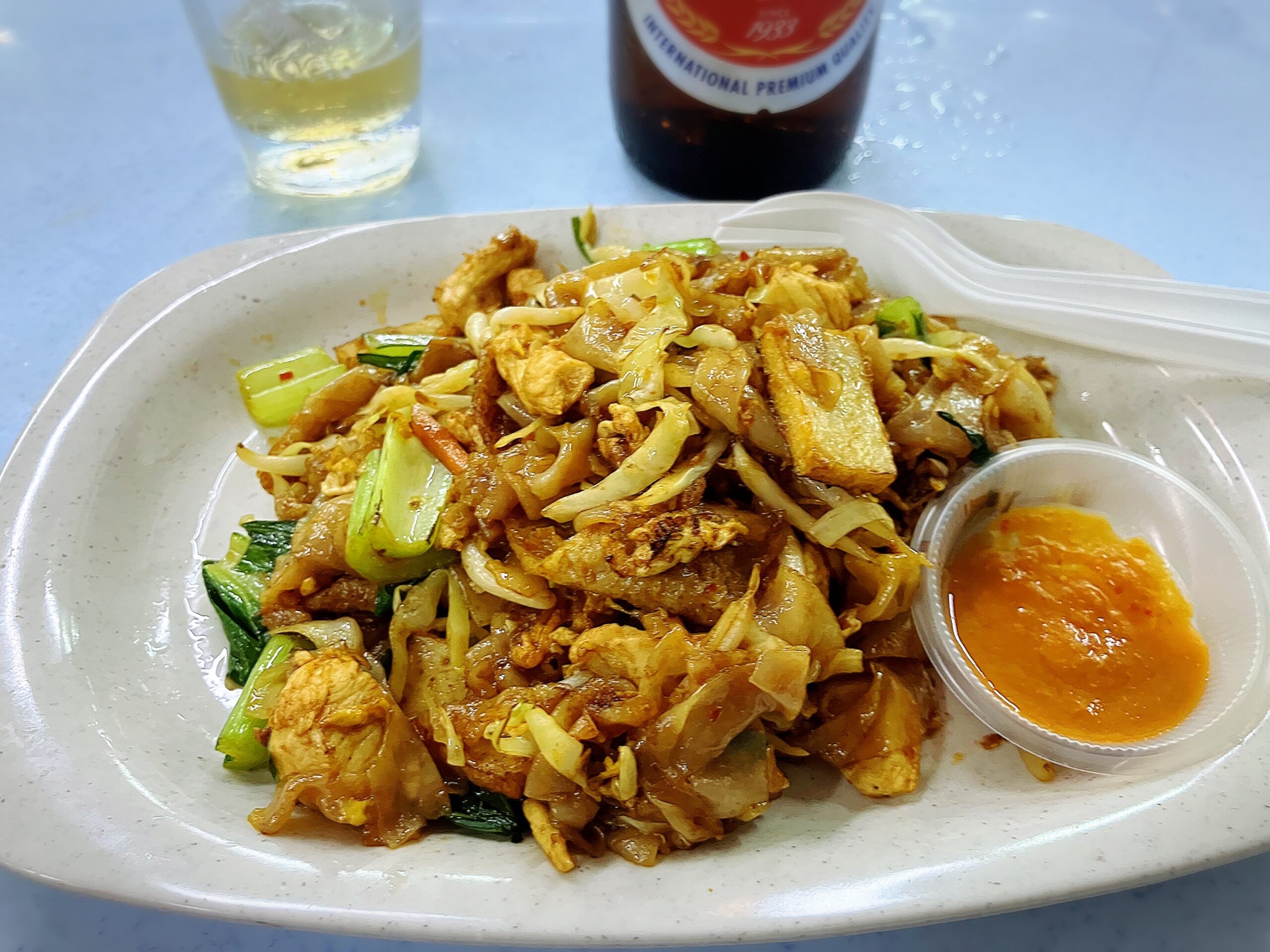 富生茶餐室(Restoran Foo San)の干炒河粉(Dry Fried Fried Kuey Teow)8MYR