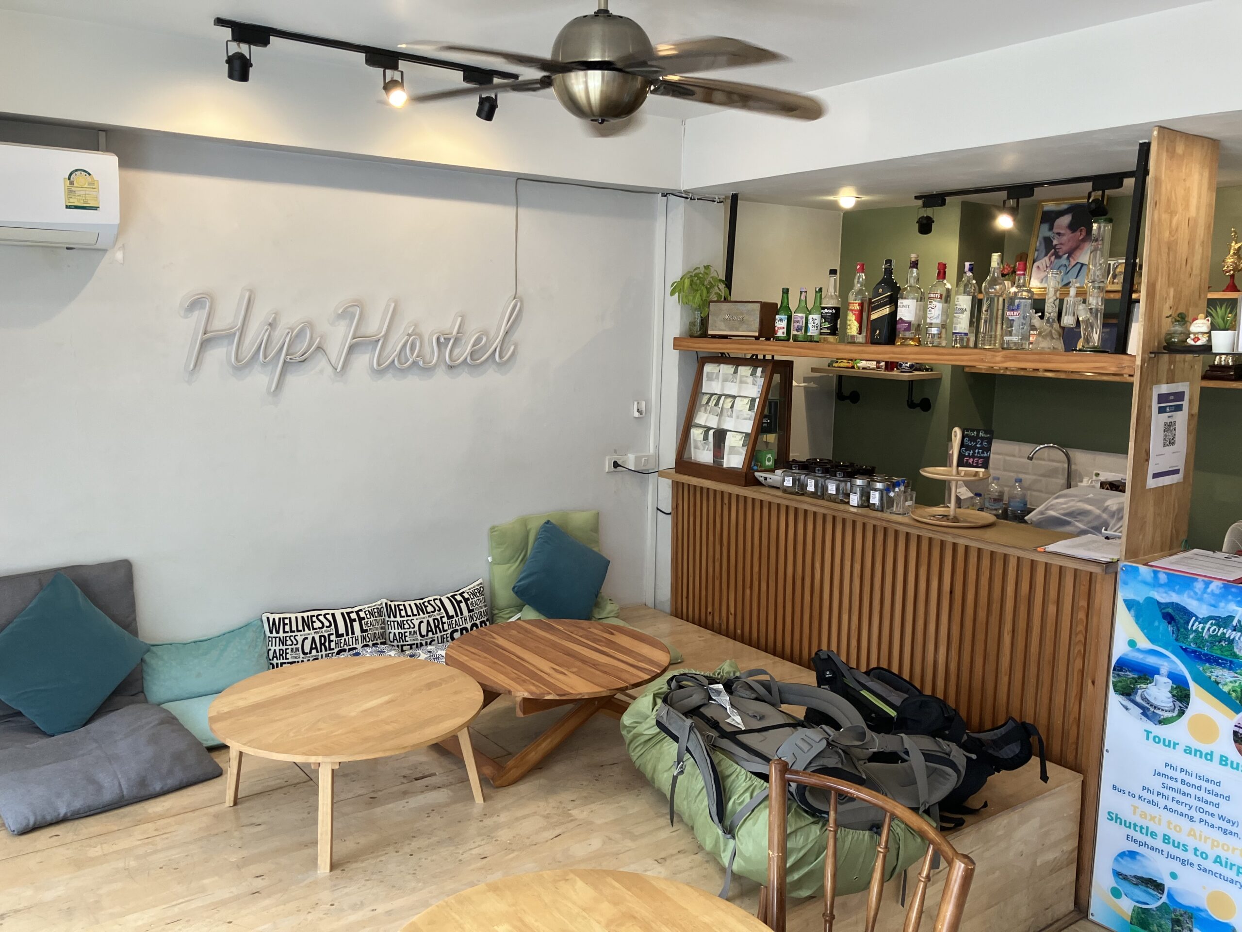 パトンビーチ(Patong Beach)の宿Hip Hostel Patongの共用スペース