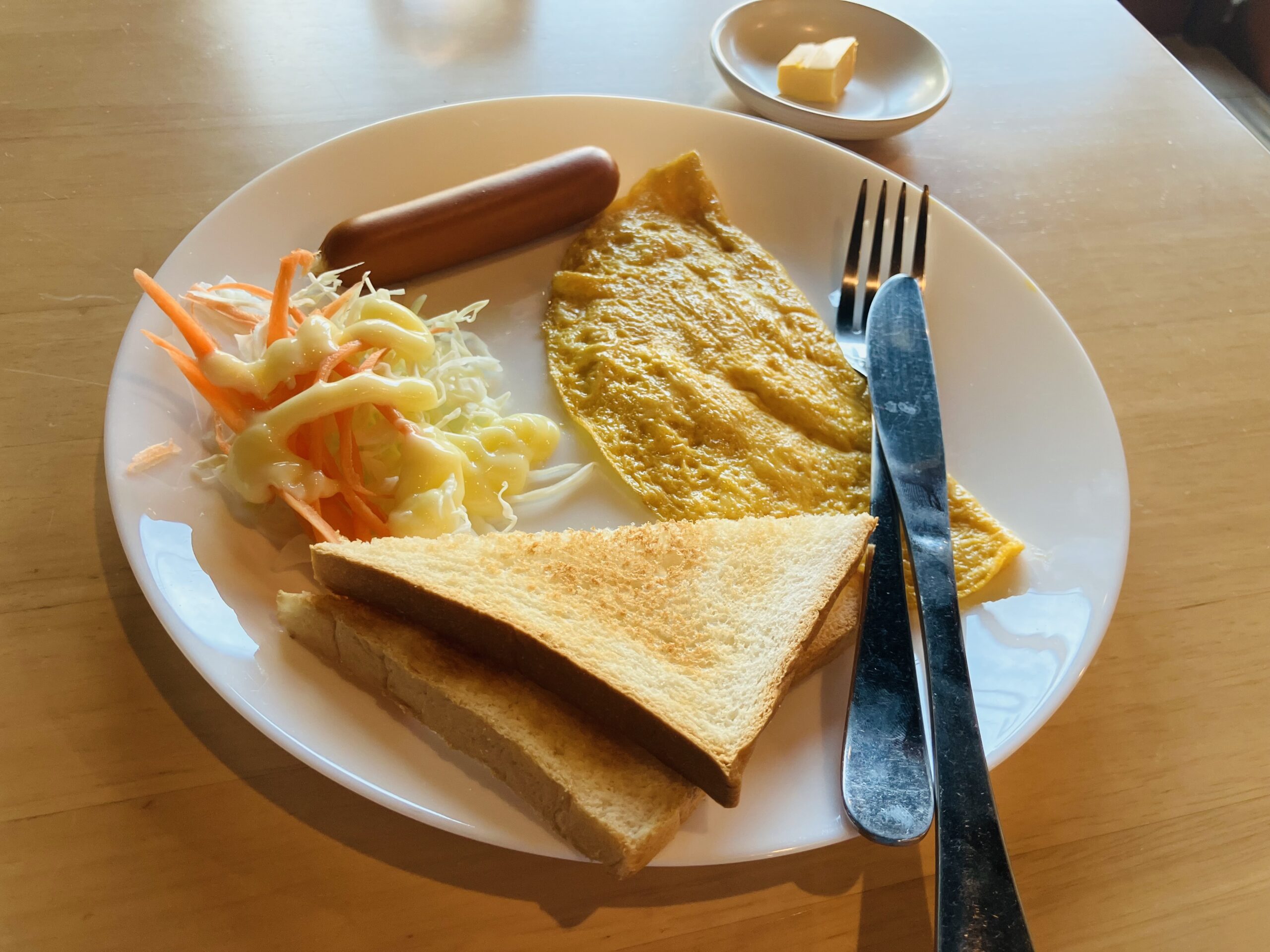 The Dorm Hostelの朝飯