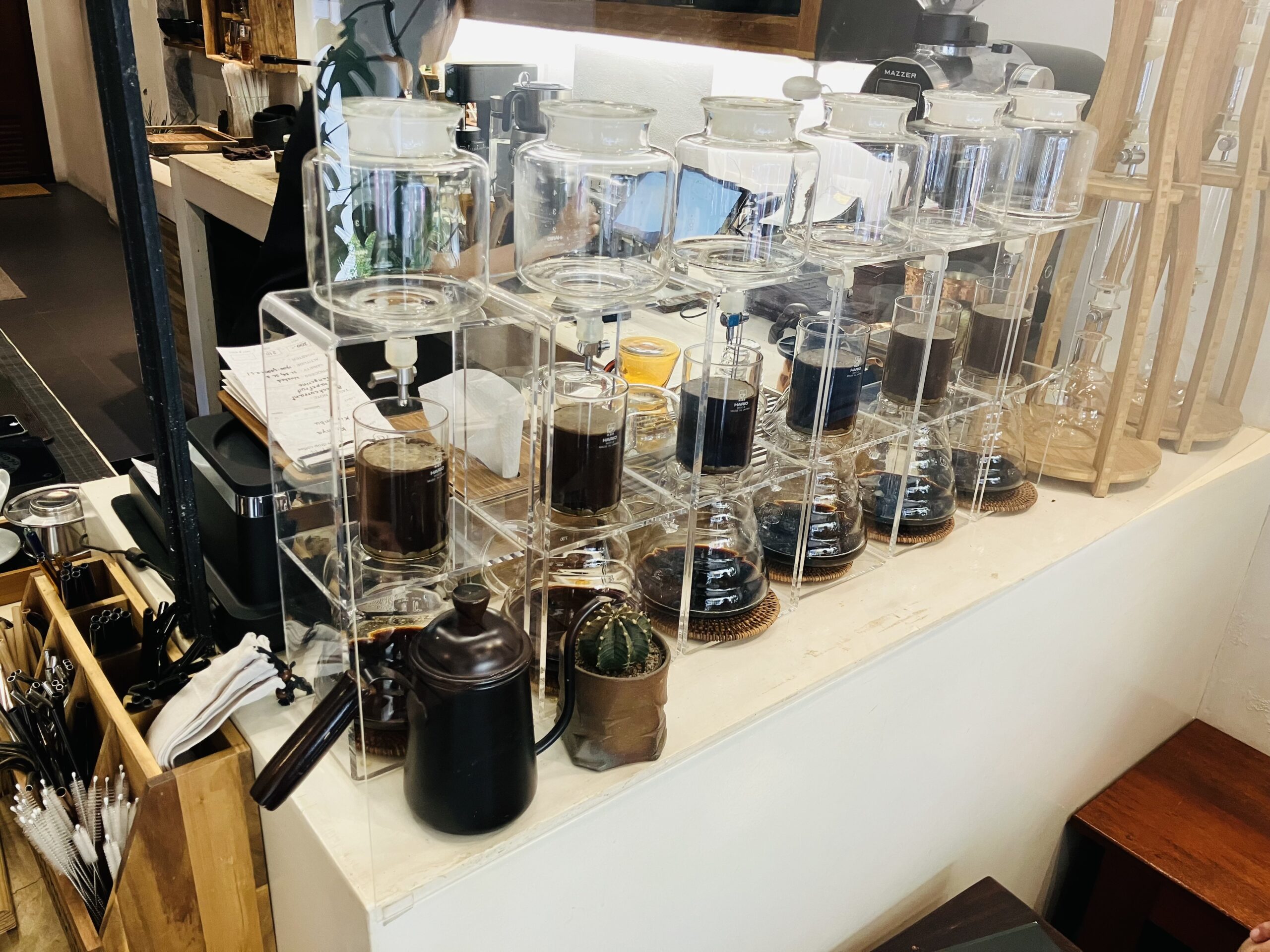 Ryn(Authentic Tea & Slow Drip Coffee)のダッチ式水出しコーヒーの器具