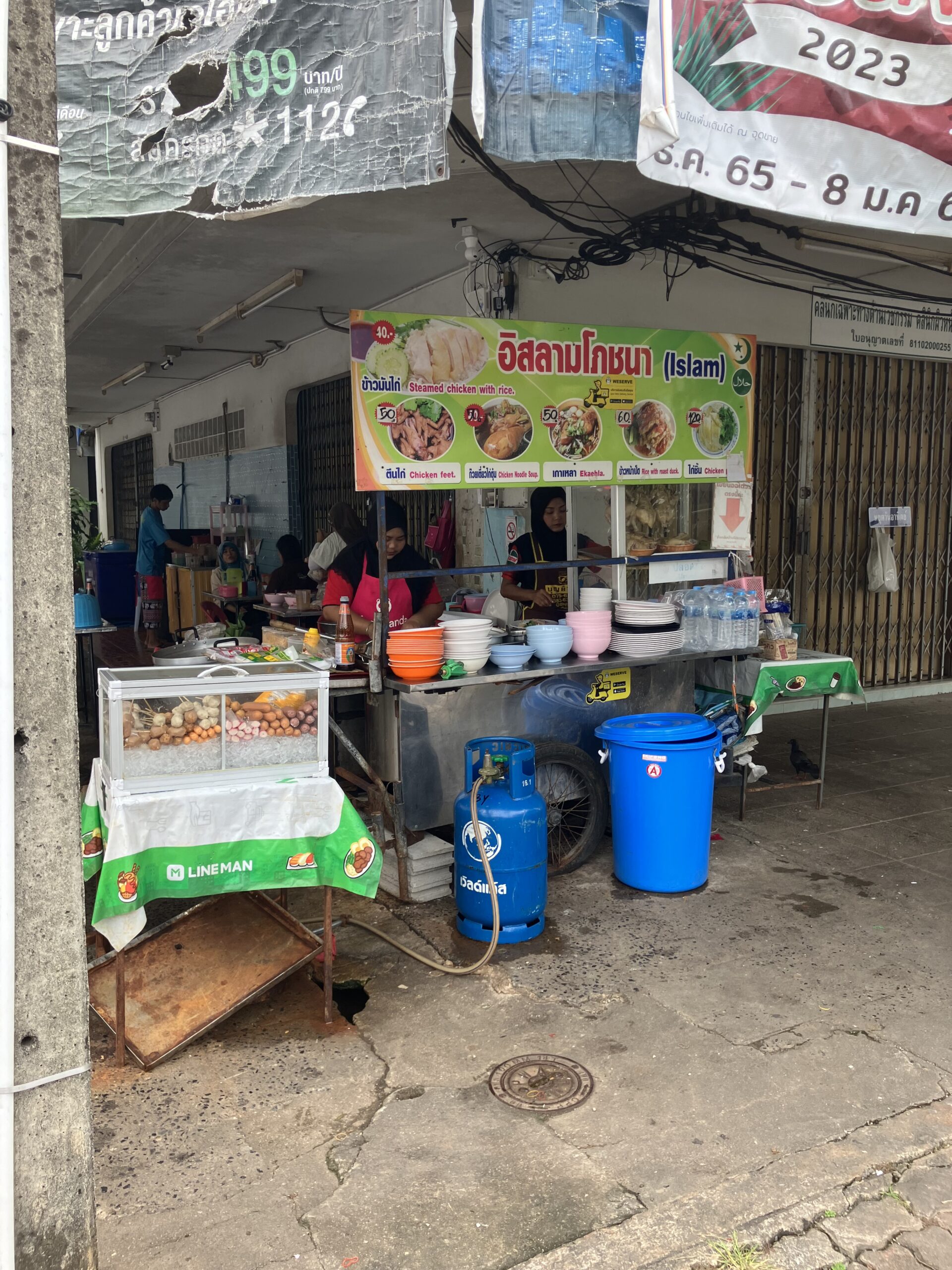 クラビタウン(Krabi Town)のムスリム系屋台