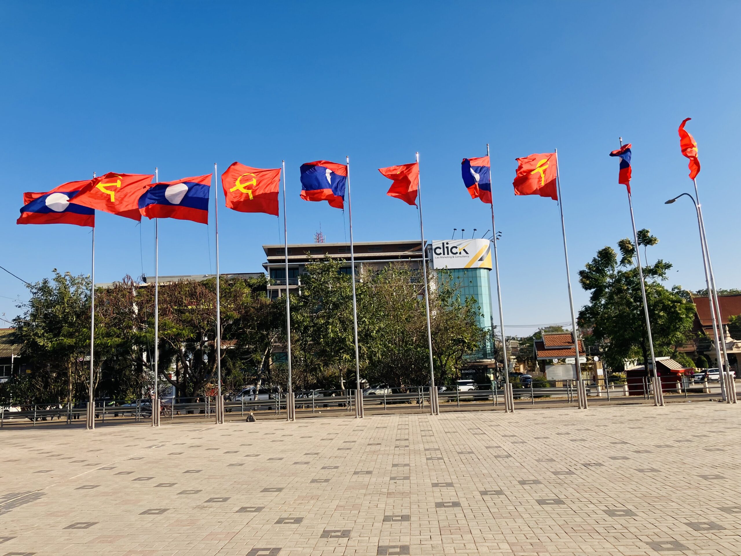 ビエンチャン(Vientiane) メコン川沿い