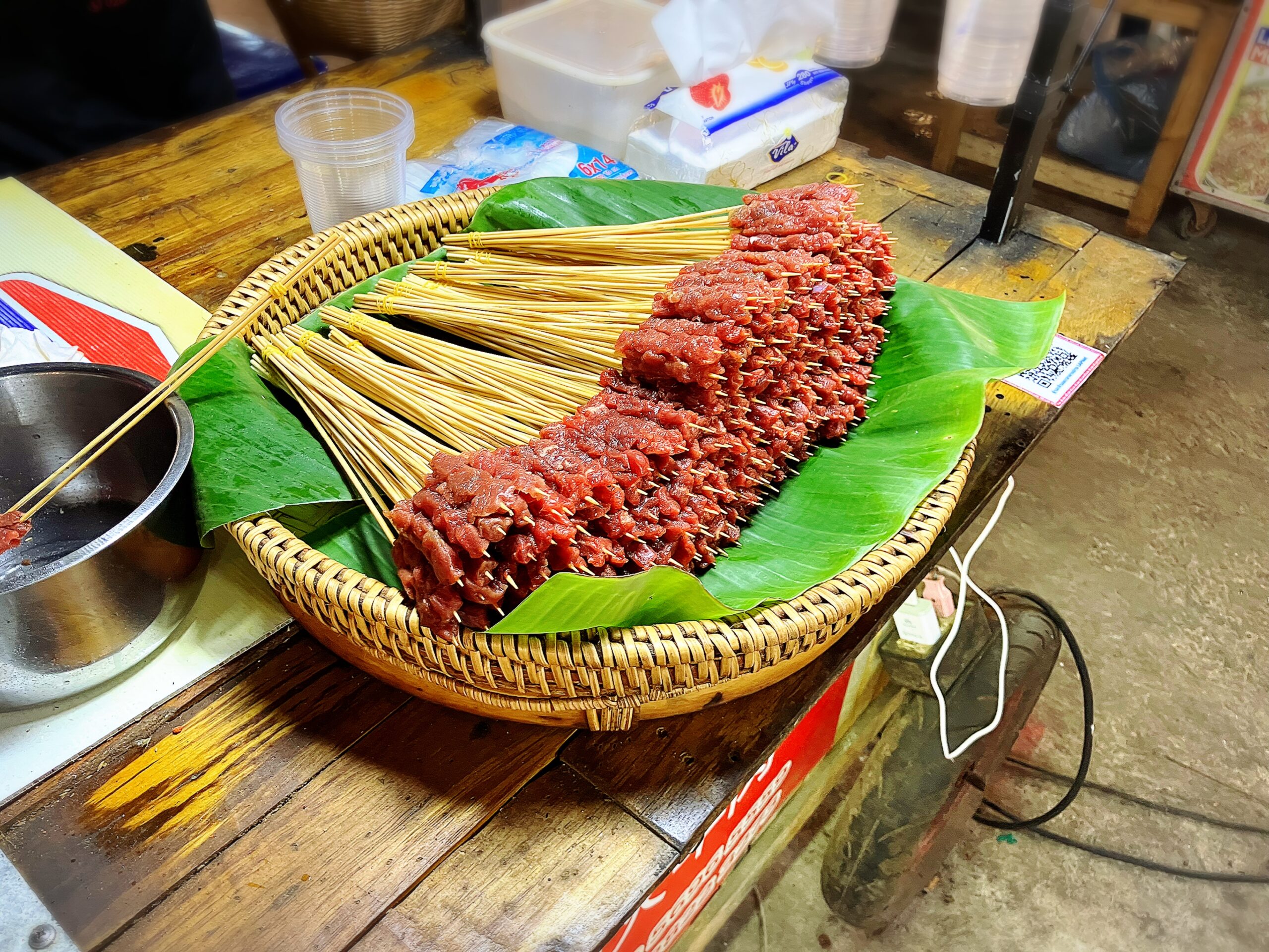 牛串×10本35,000LAK