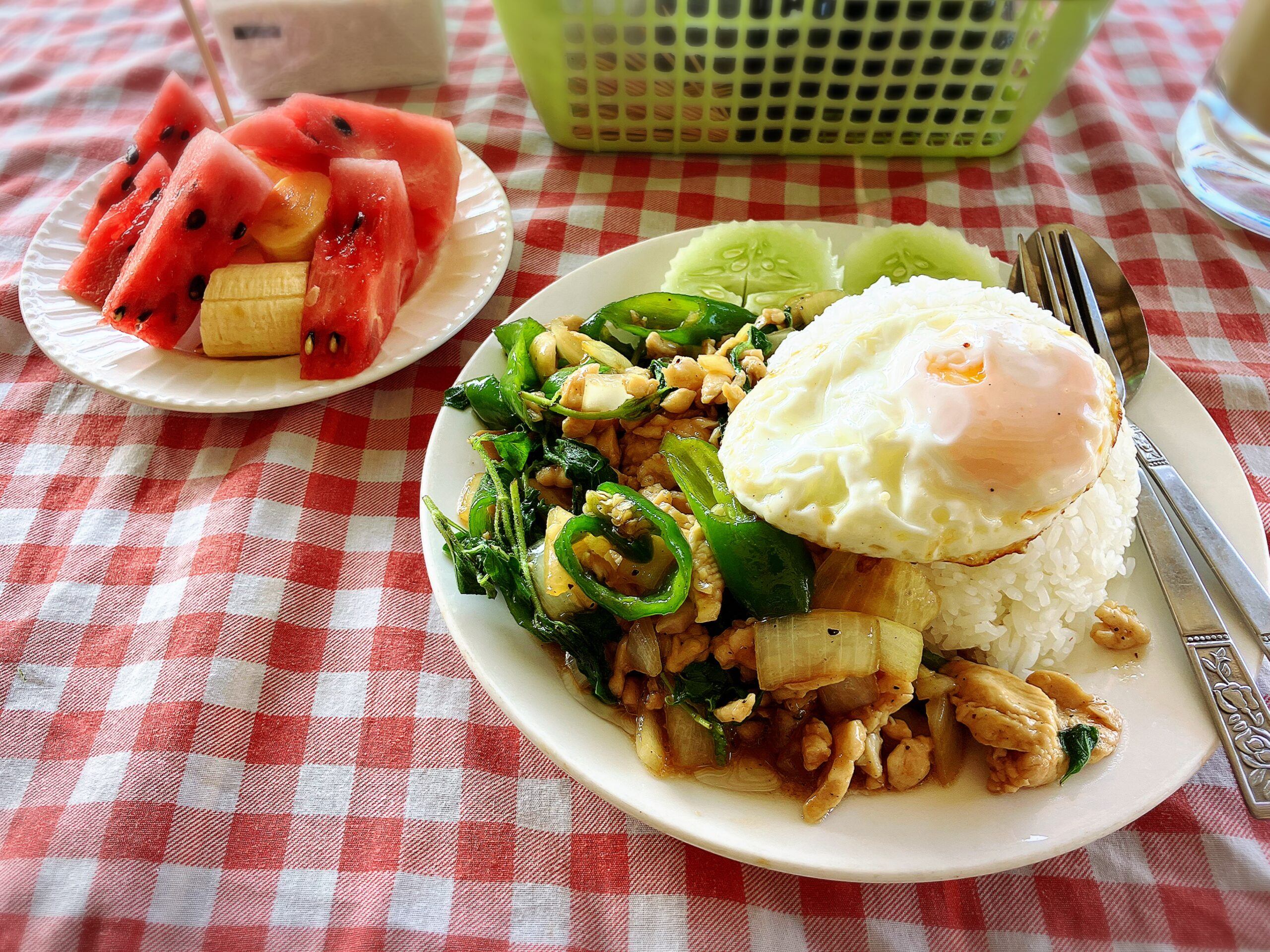 Laung Xai Kham Restaurantのガパオガー50.000LAK