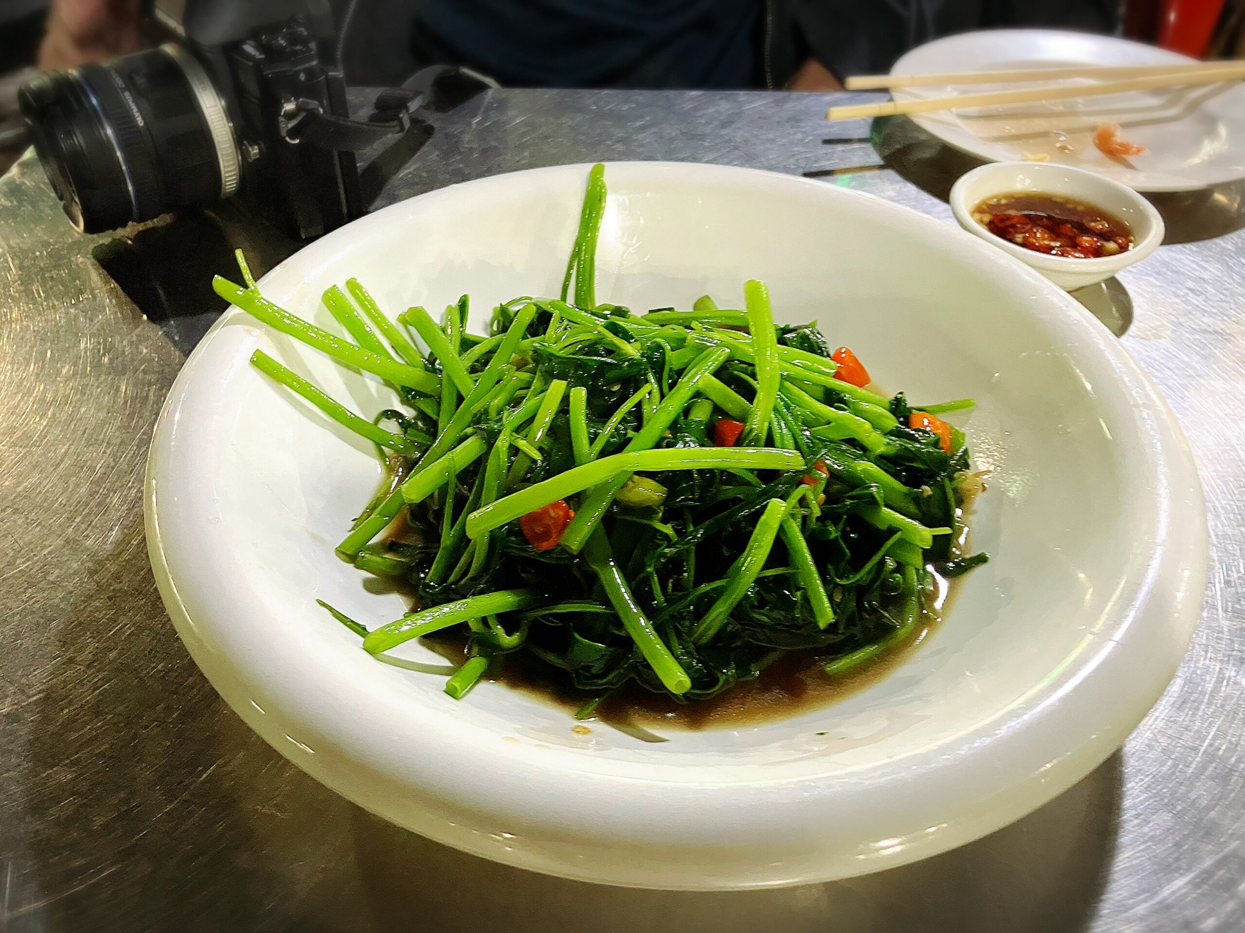 ラオスの空心菜炒め40,000LAK